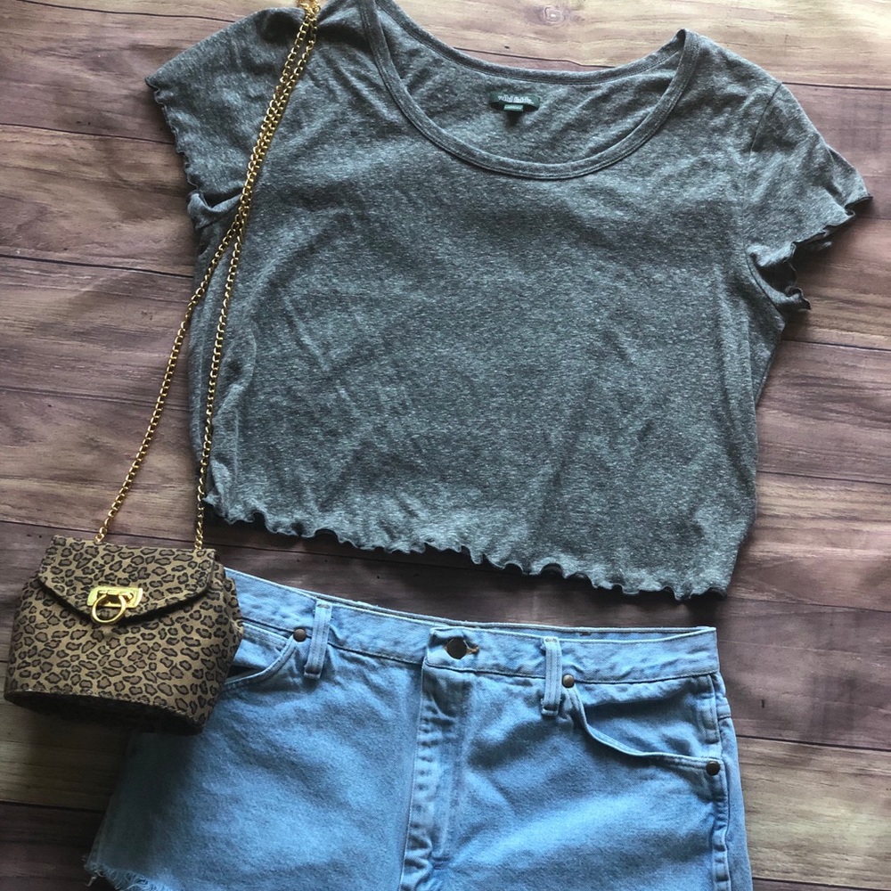 NEW Wild Fable Ruffled Edge Crop Top!